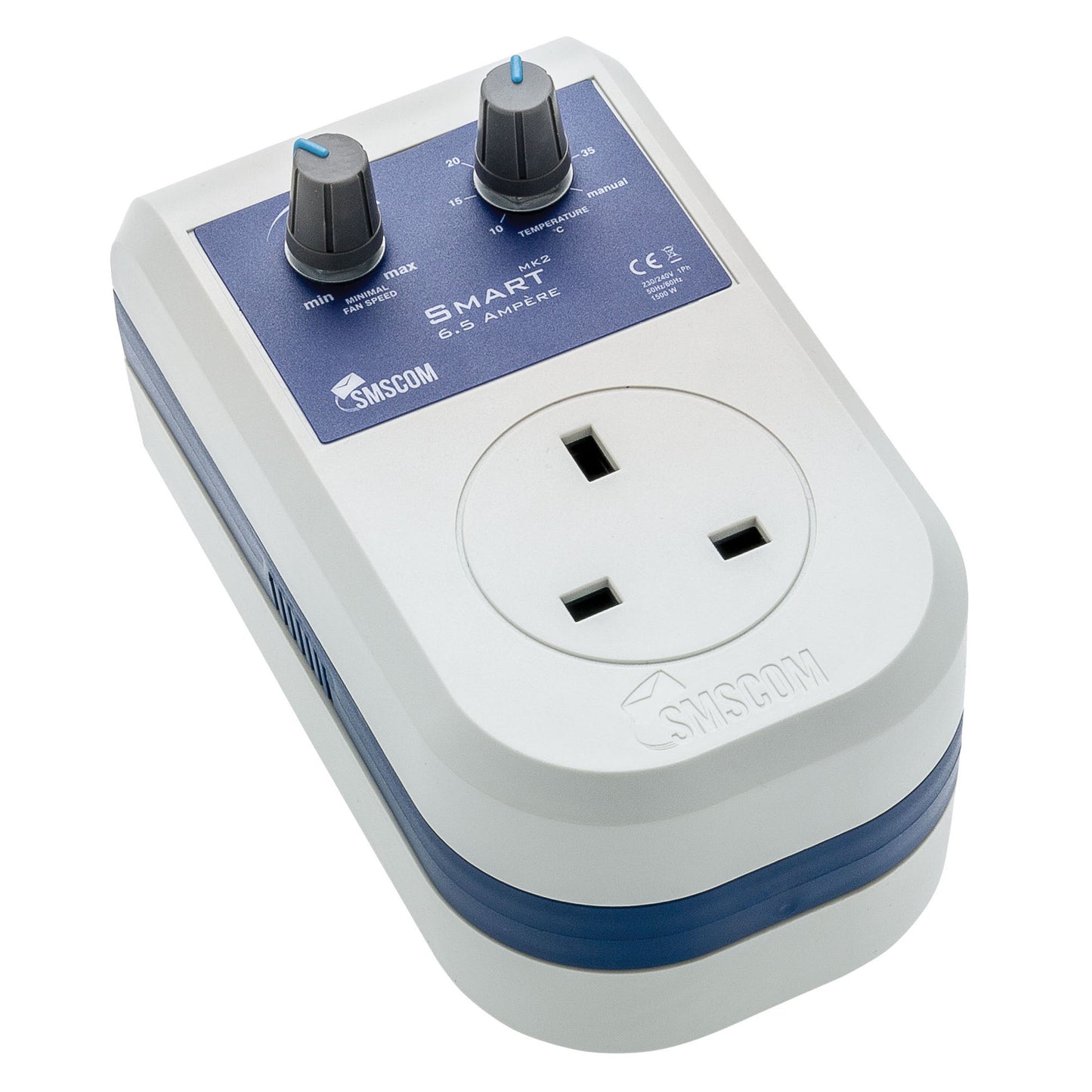 SMSCOM - Smart Fan Controller  (With Temperature Cable) - 6.5AMP