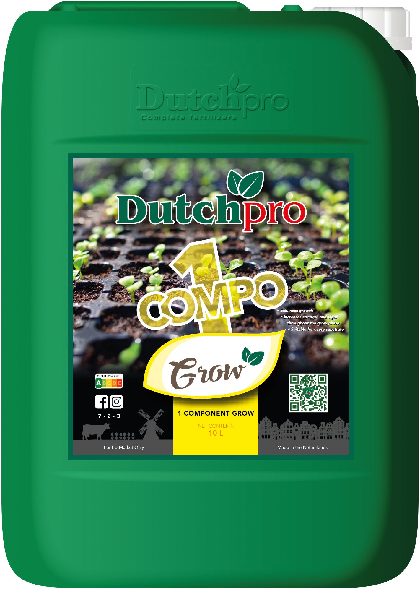 Dutch PRO 1 Compo Grow - 10L