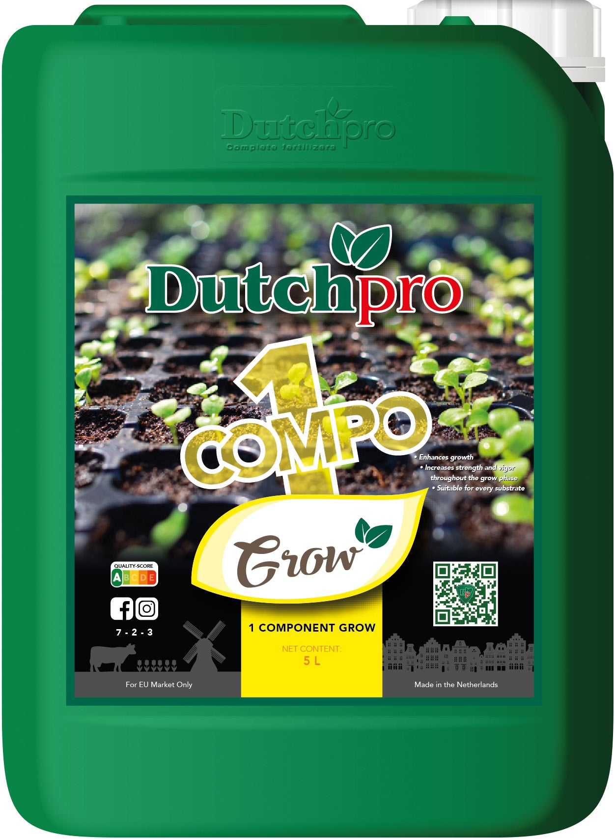 Dutch PRO 1 Compo Grow - 5L